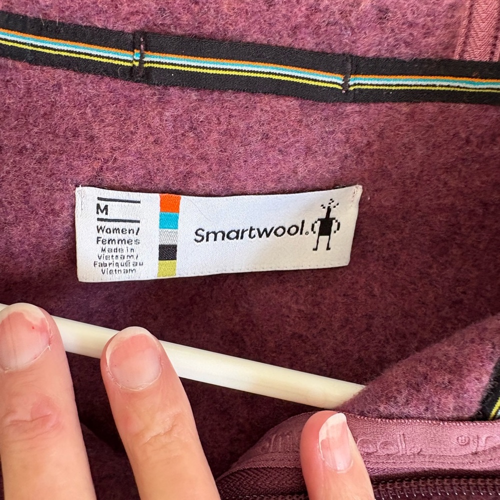 Smartwool Plum Half-Zip Pullover - image 3